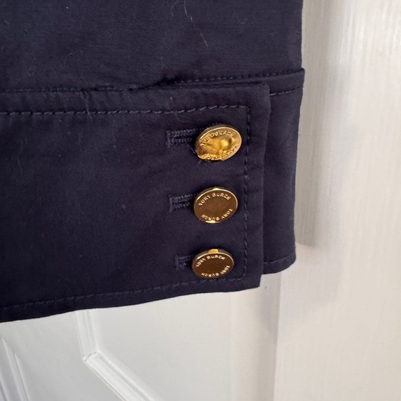 Navy Military Style Tory Burch Blue Women's Jacket - Picture 3 of 12